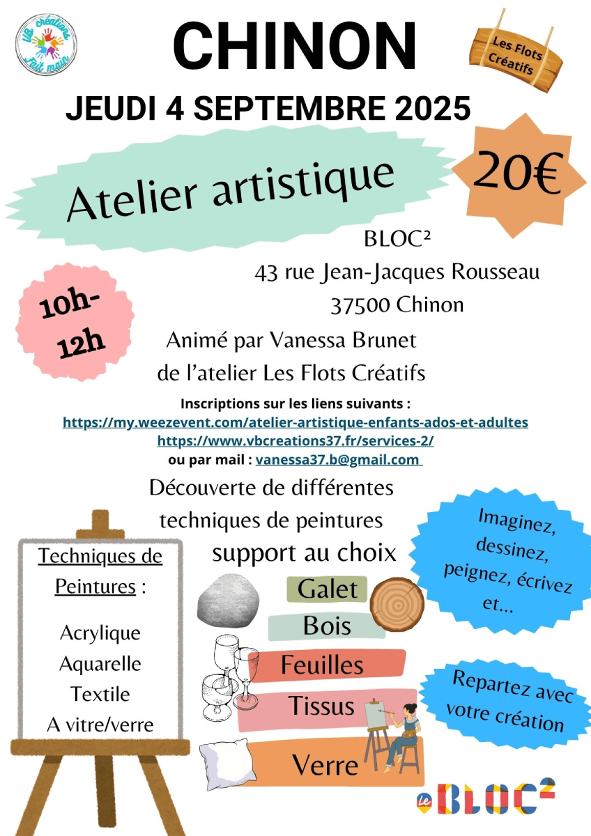 Atelier artistique — A CAP'ART 2025
