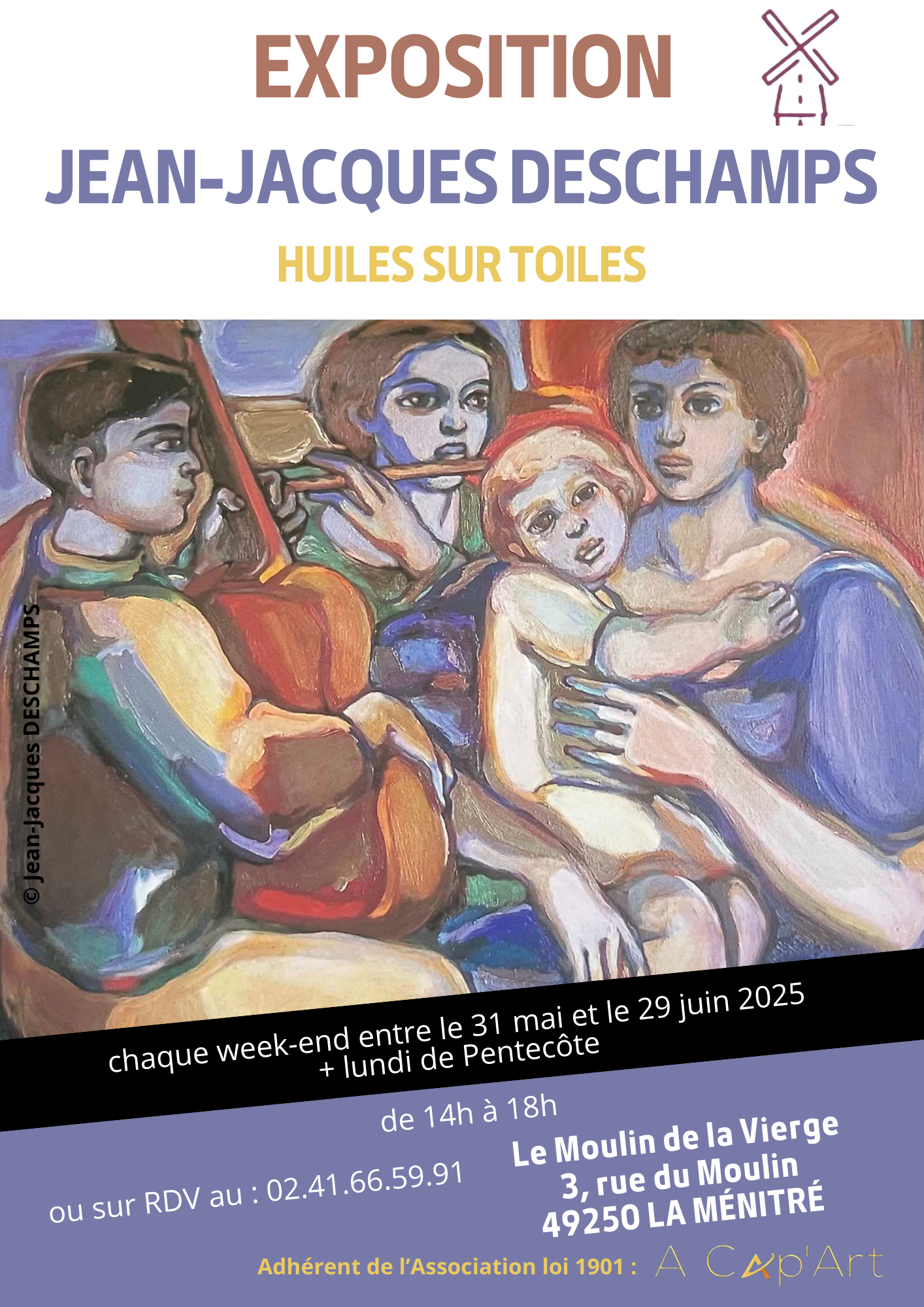 Huiles sur Toiles — Jean-Jacques Deschamps — A CAP'ART 2025