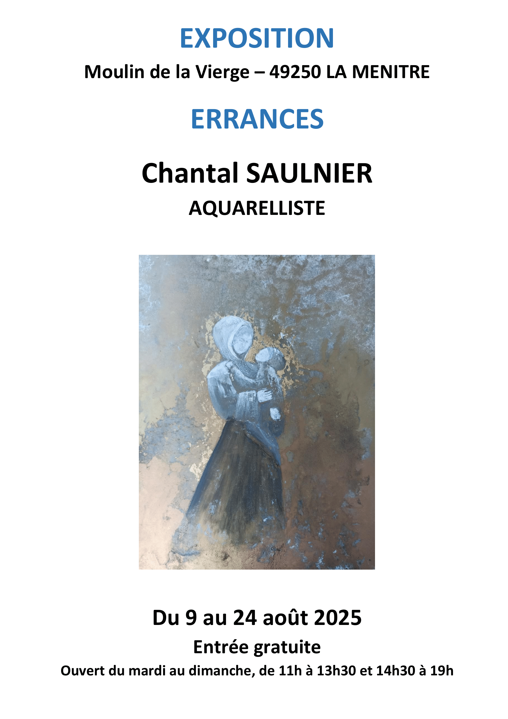 Errances — Chantal Saulnier — A CAP'ART 2025